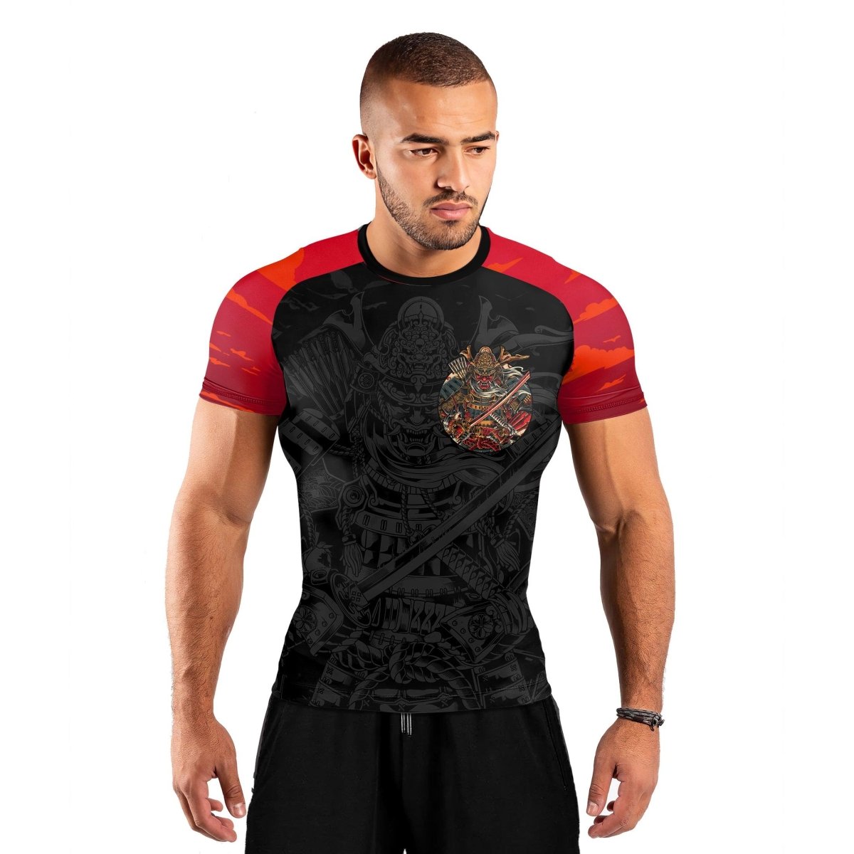 Samurai Shogun Short Sleeve Rash Guard - BattleFitGear