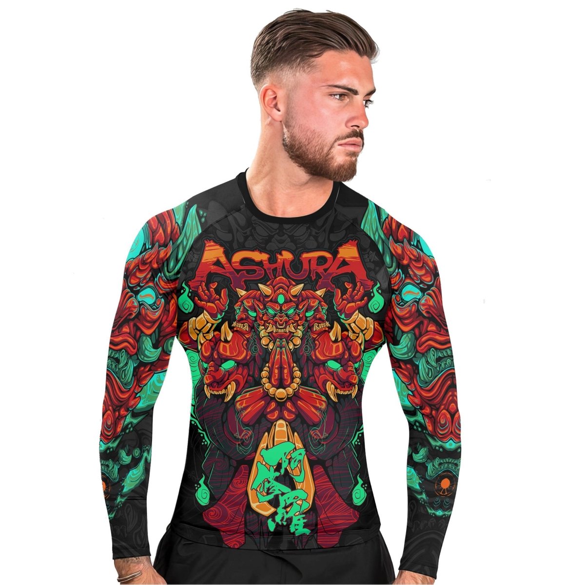 Ashura Long Sleeve Rash Guard - BattleFitGear