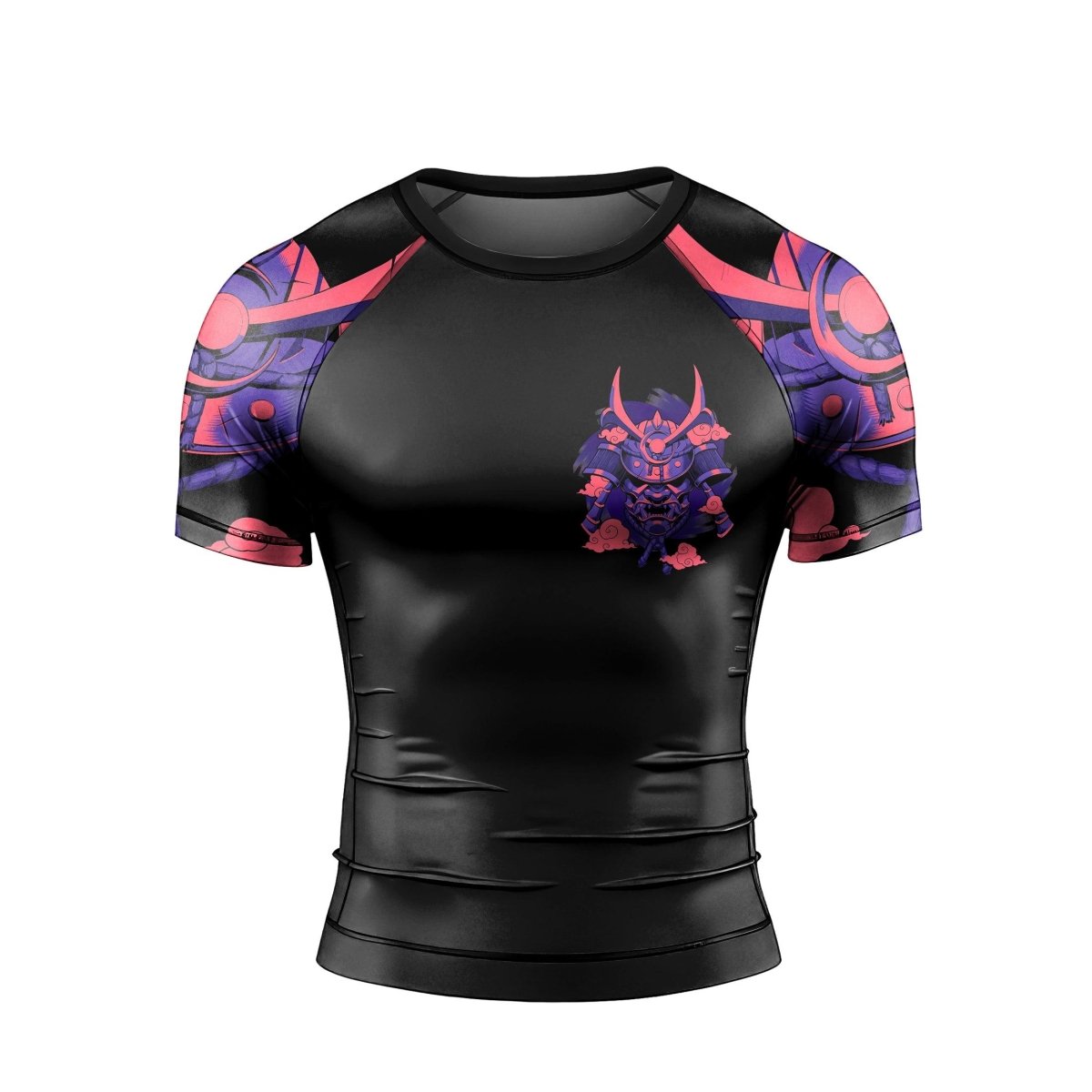 Devil Shogun Helmet Short Sleeve Rash Guard - BattleFitGear