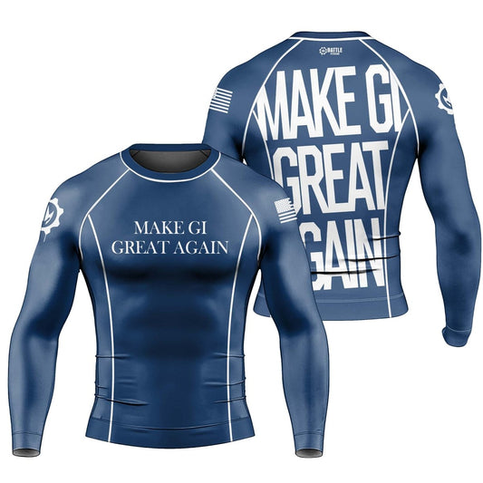 Make Gi Great Again Men's Long Sleeve Rash Guard - BattleFitGear