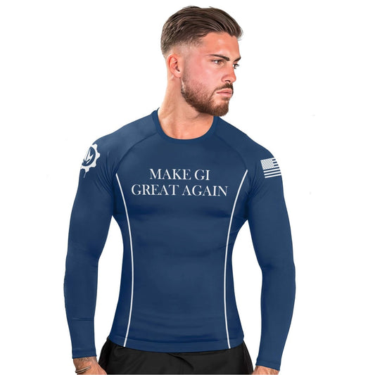 Make Gi Great Again Men's Long Sleeve Rash Guard - BattleFitGear