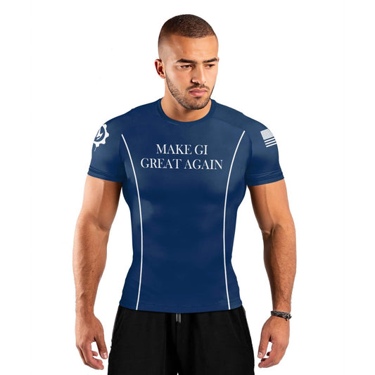 Make Gi Great Again Men's Short Sleeve Rash Guard - BattleFitGear