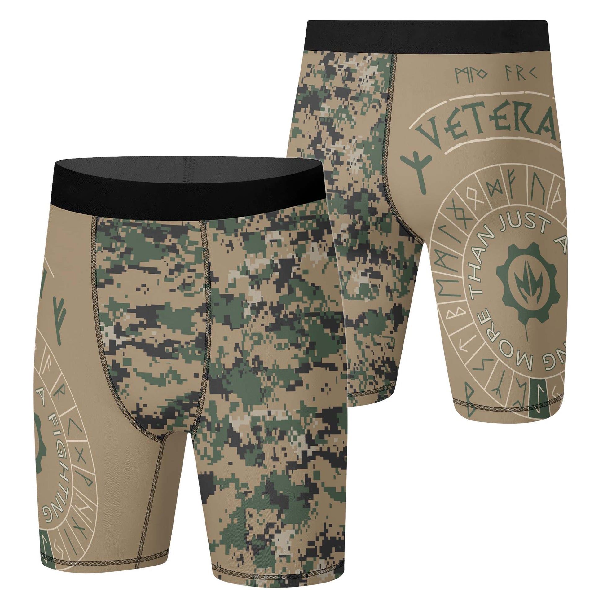 Marine Veteran Viking Compression Shorts