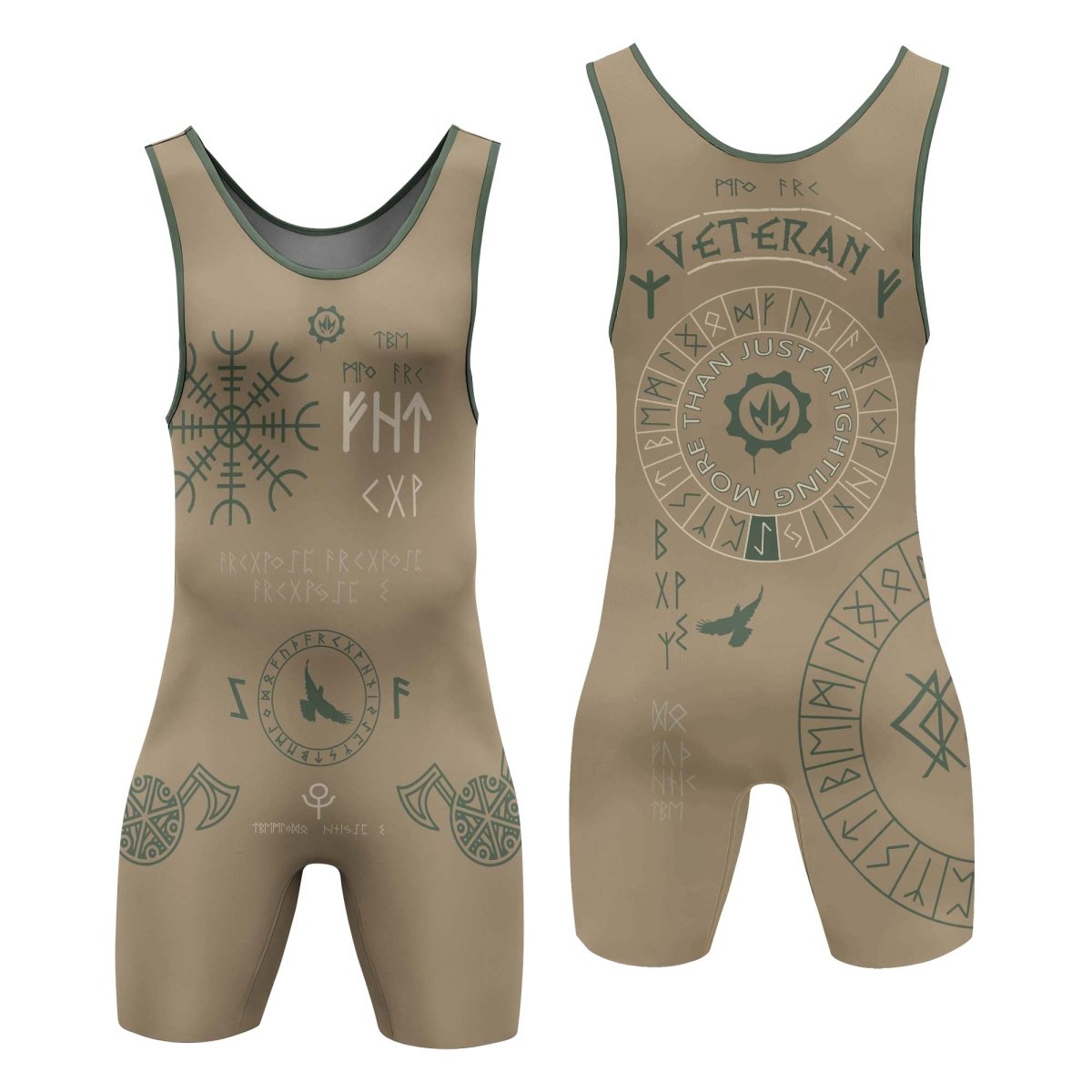 Marine Veteran Viking Wrestling Singlets - BattleFitGear