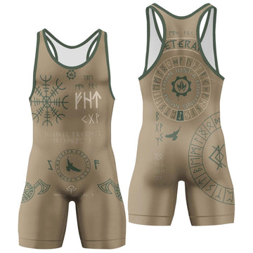 Marine Veteran Viking Wrestling Singlets - BattleFitGear