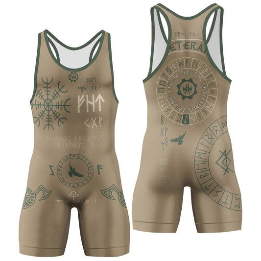 Marine Veteran Viking Wrestling Singlets - BattleFitGear