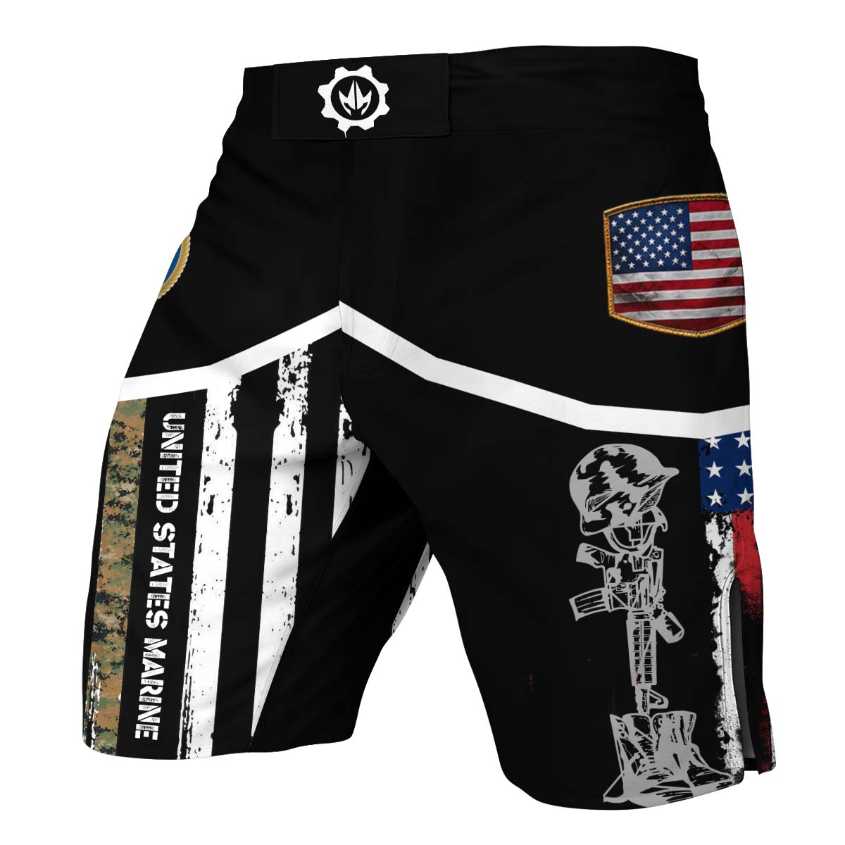 Marine US Flag Fight Shorts