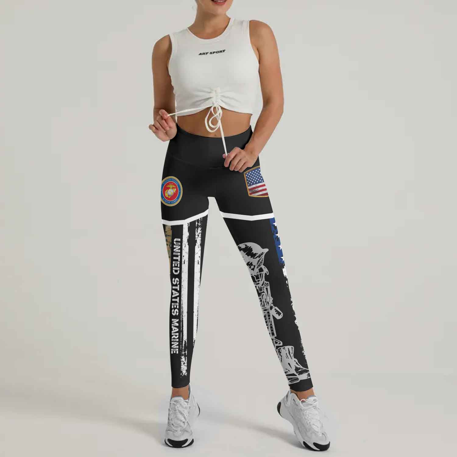 Marine US Flag Leggings