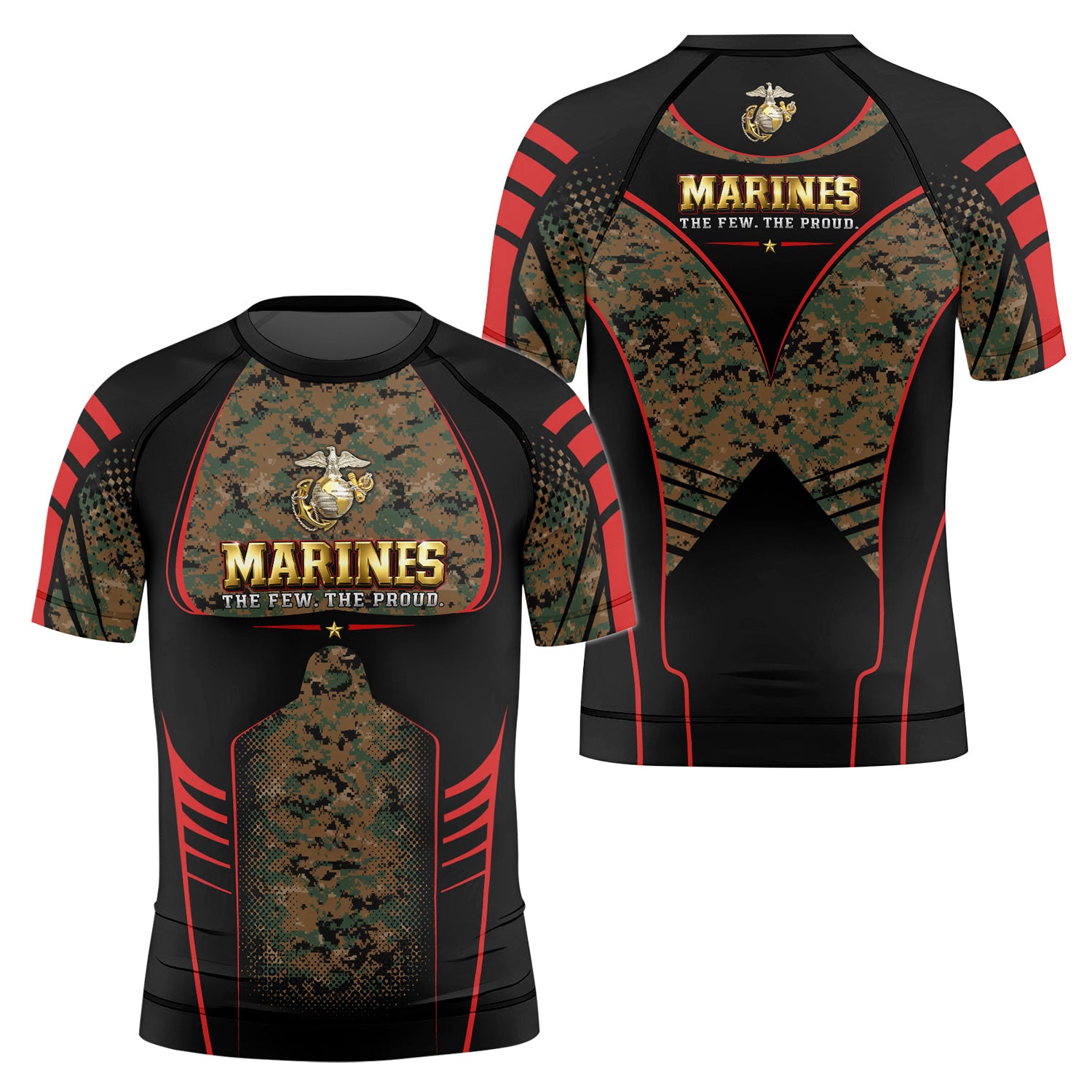Marines The Few The Proud Kids Rash Guard