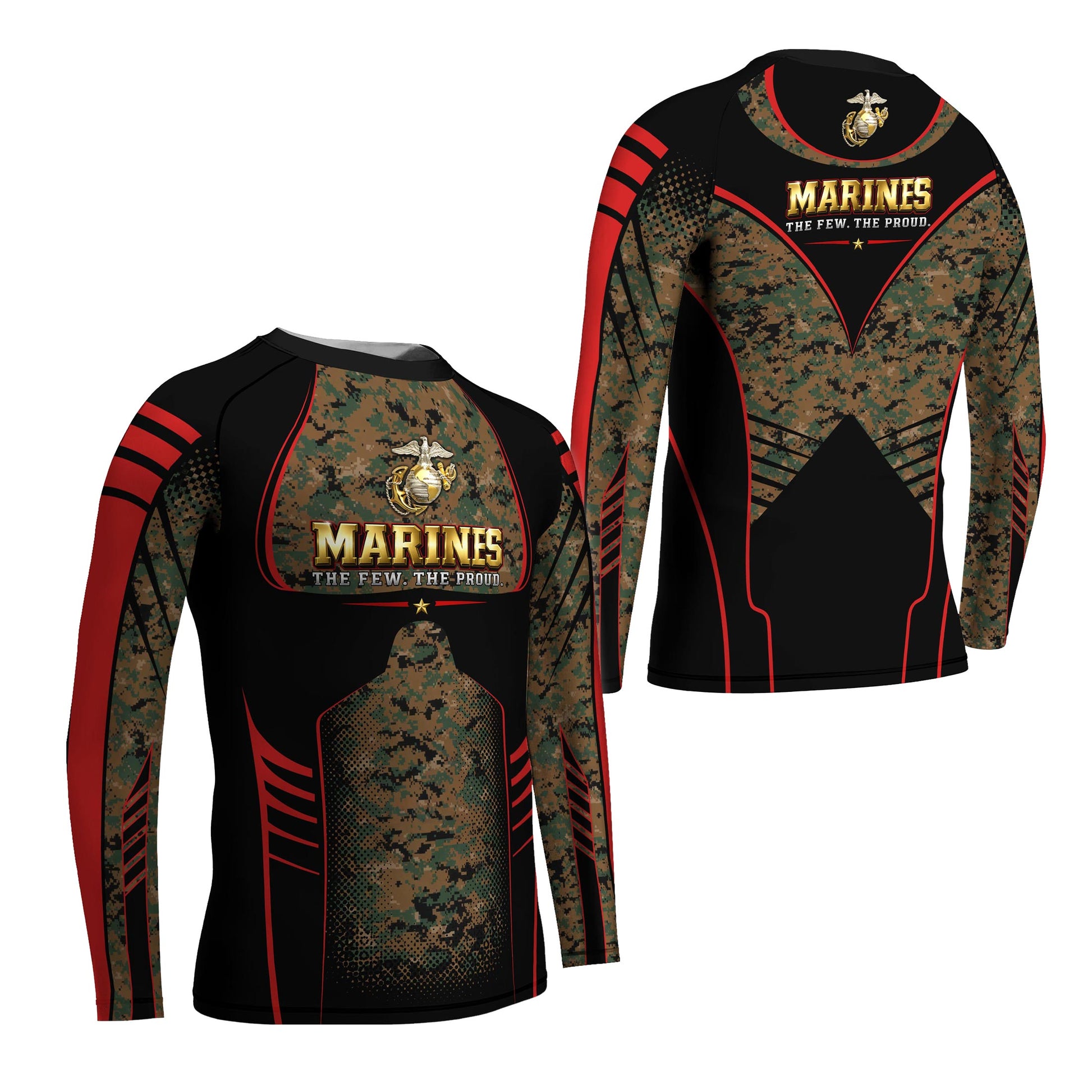 Marines The Few The Proud Kids Rash Guard