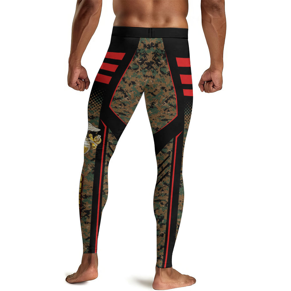 Marines The Few The Proud Men's Compression Leggings