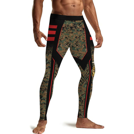 Marines The Few The Proud Men's Compression Leggings