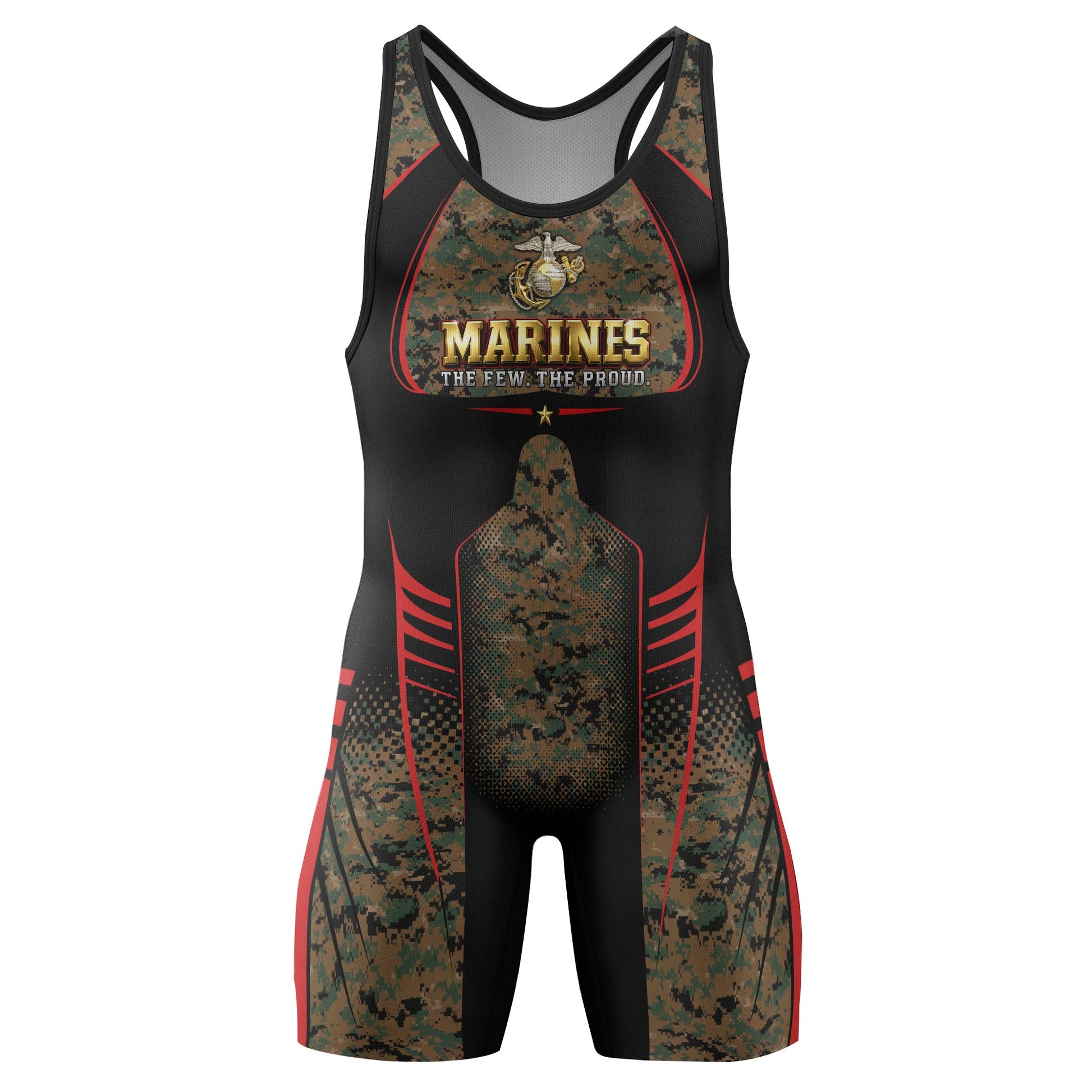 Marines The Few The Proud Wrestling Singlets