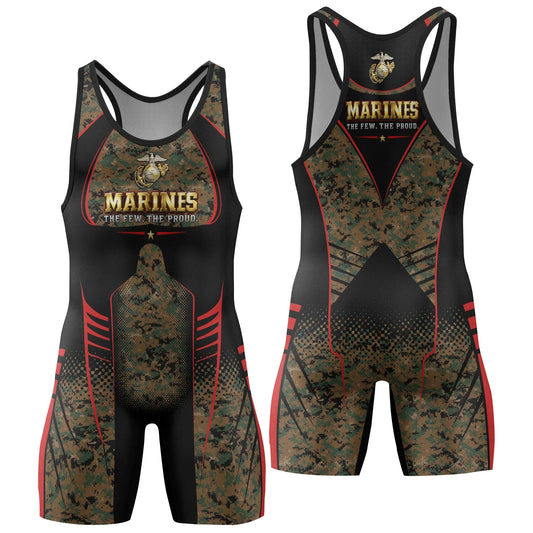 Marines The Few The Proud Wrestling Singlets