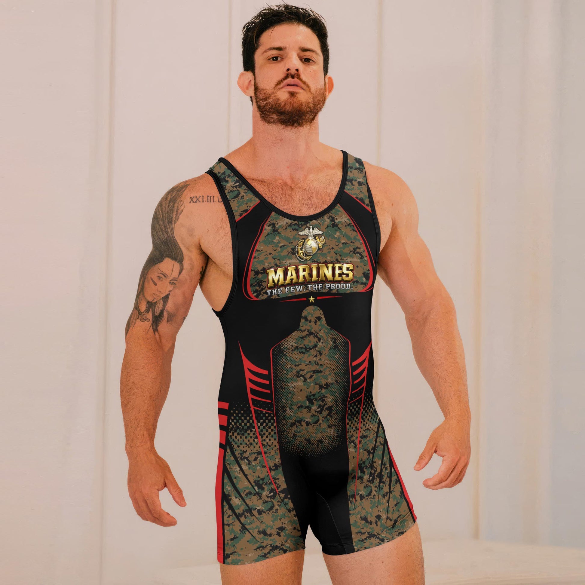 Marines The Few The Proud Wrestling Singlets