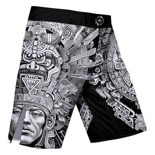 Brave Aztec Warrior Fight Shorts - BattleFitGear