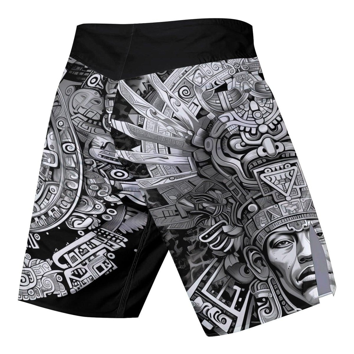 Brave Aztec Warrior Fight Shorts - BattleFitGear