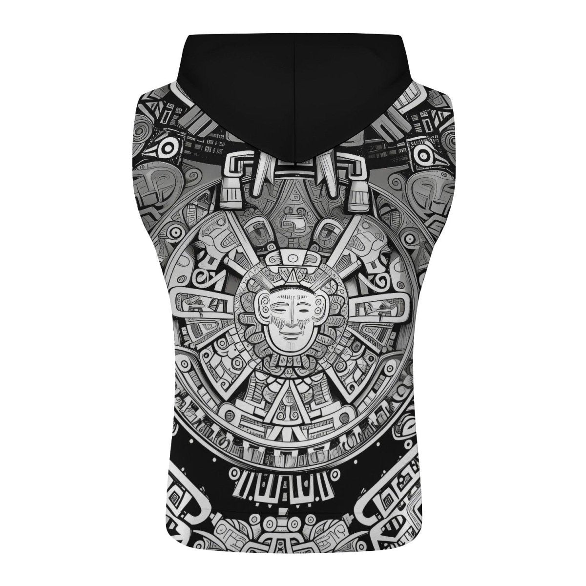 Brave Aztec Warrior Sleeveless Pullover & Zip Hoodie - BattleFitGear