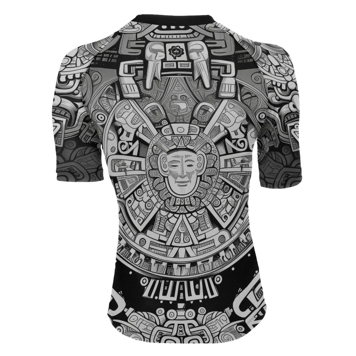 Brave Aztec Warrior Women's Short Sleeve Rash Guard - BattleFitGear