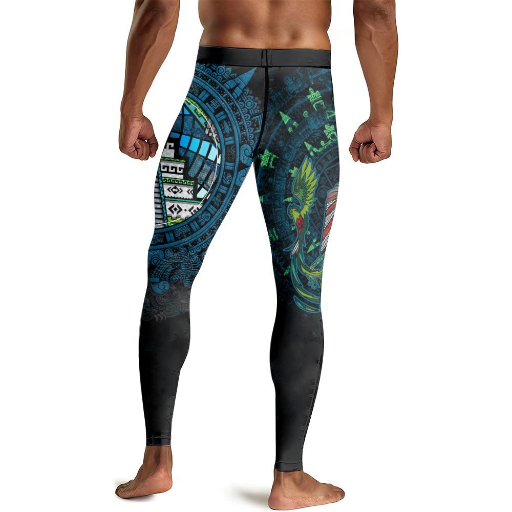 Mayan Guardian Men's Compression Leggings - BattleFitGear