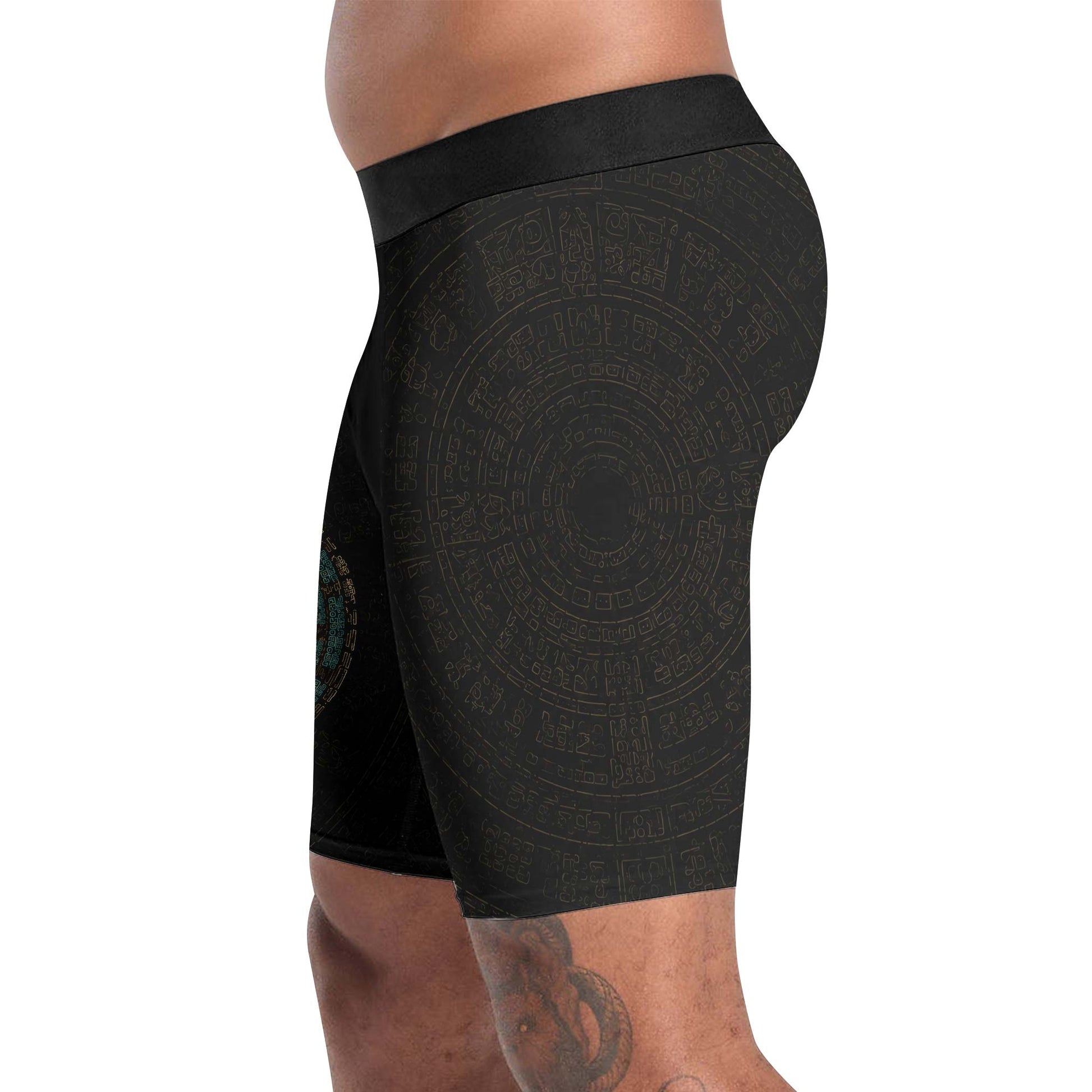 Mechanic Aztec Jaguar Warrior Compression Shorts