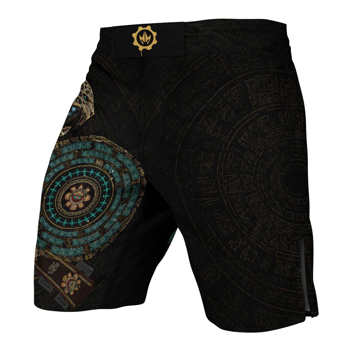 Mechanic Aztec Jaguar Warrior Fight Shorts