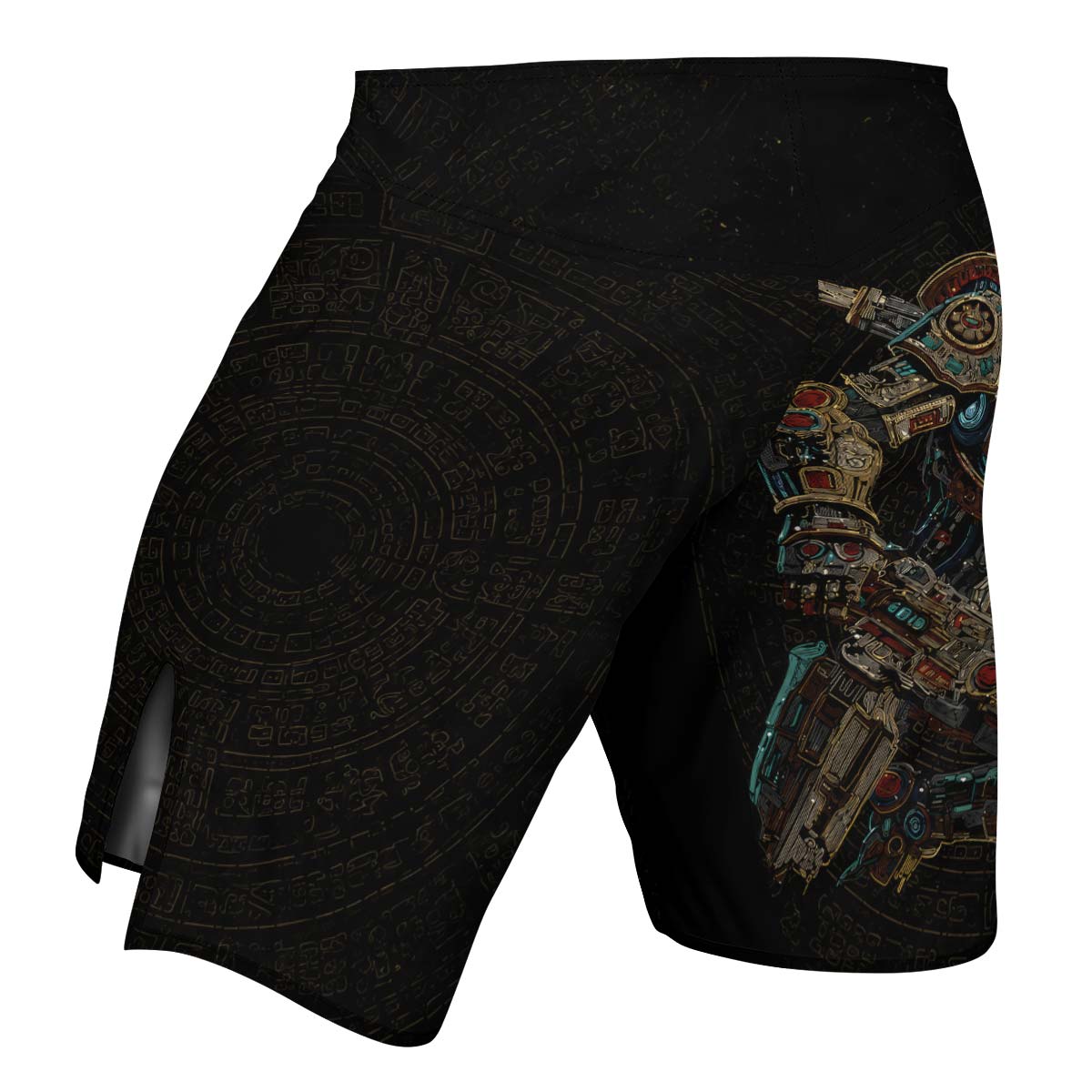 Mechanic Aztec Jaguar Warrior Fight Shorts