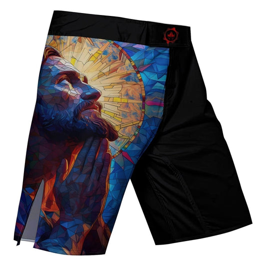 Merciful Jesus Fight Shorts - BattleFitGear