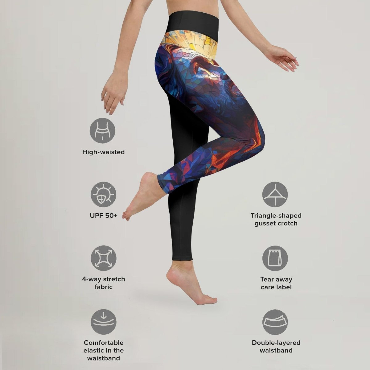 Merciful Jesus Leggings - BattleFitGear