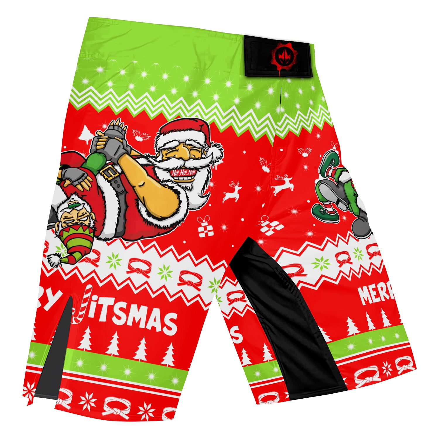 Merry Jitmas Santa Clause Fight Shorts