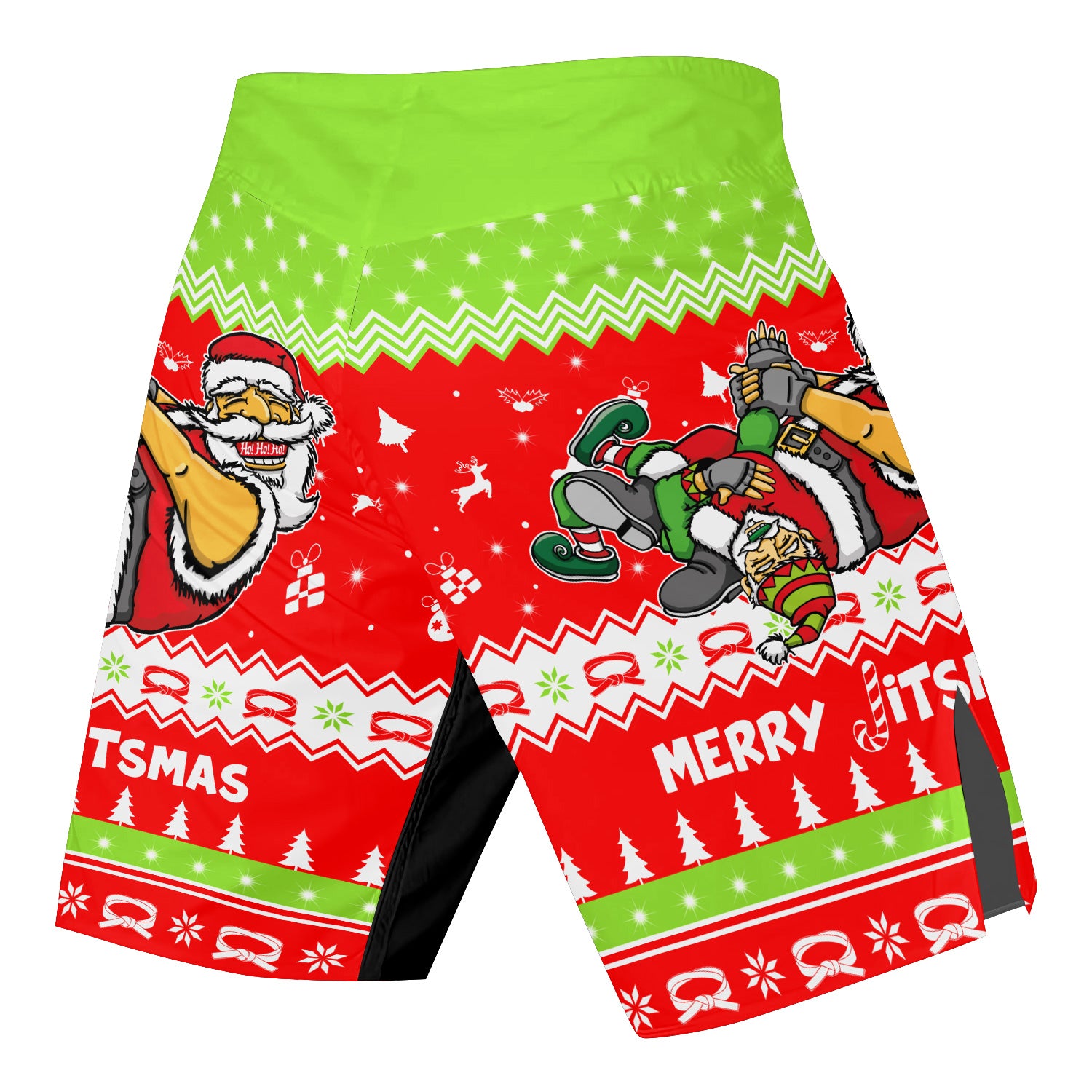 Merry Jitmas Santa Clause Fight Shorts