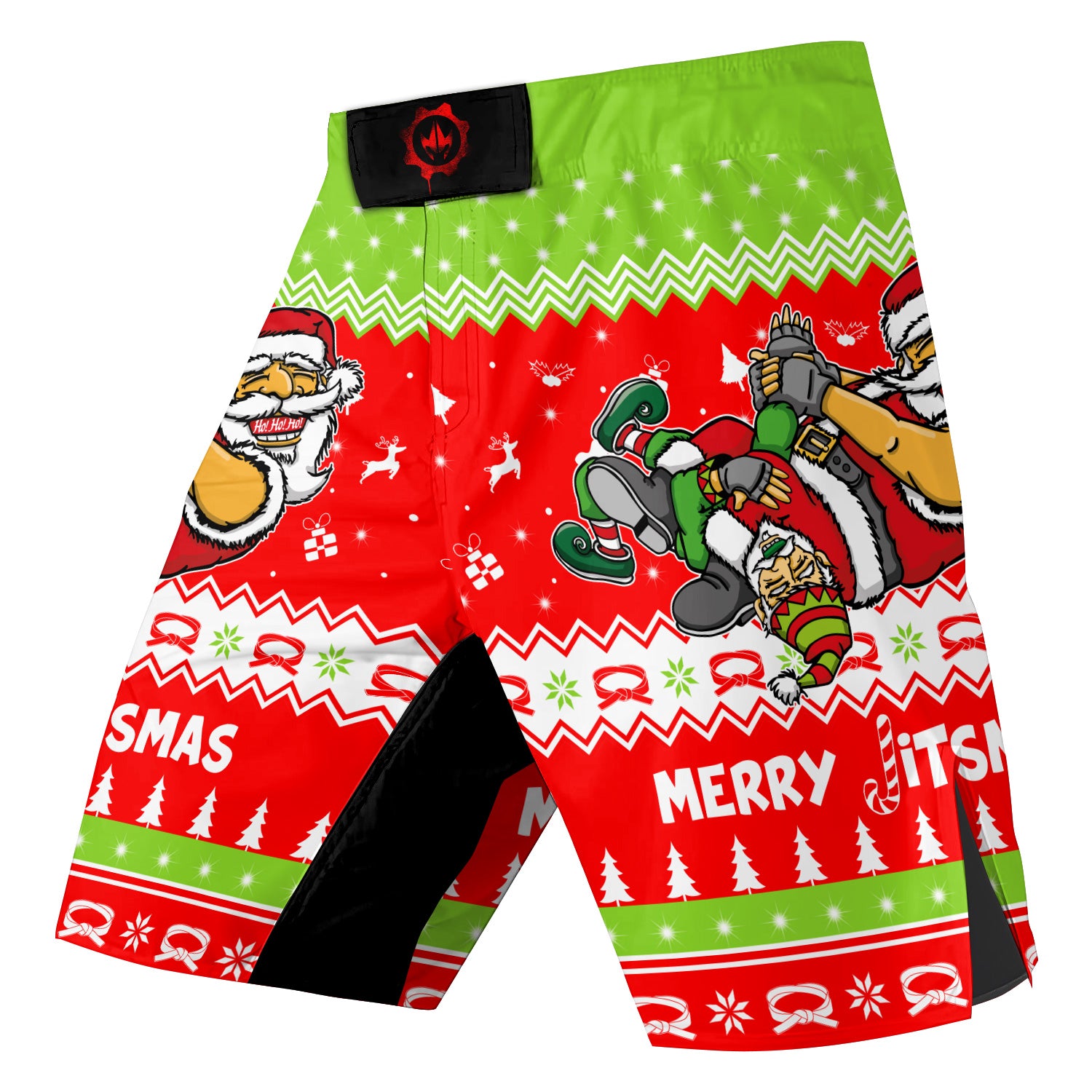 Merry Jitmas Santa Clause Fight Shorts