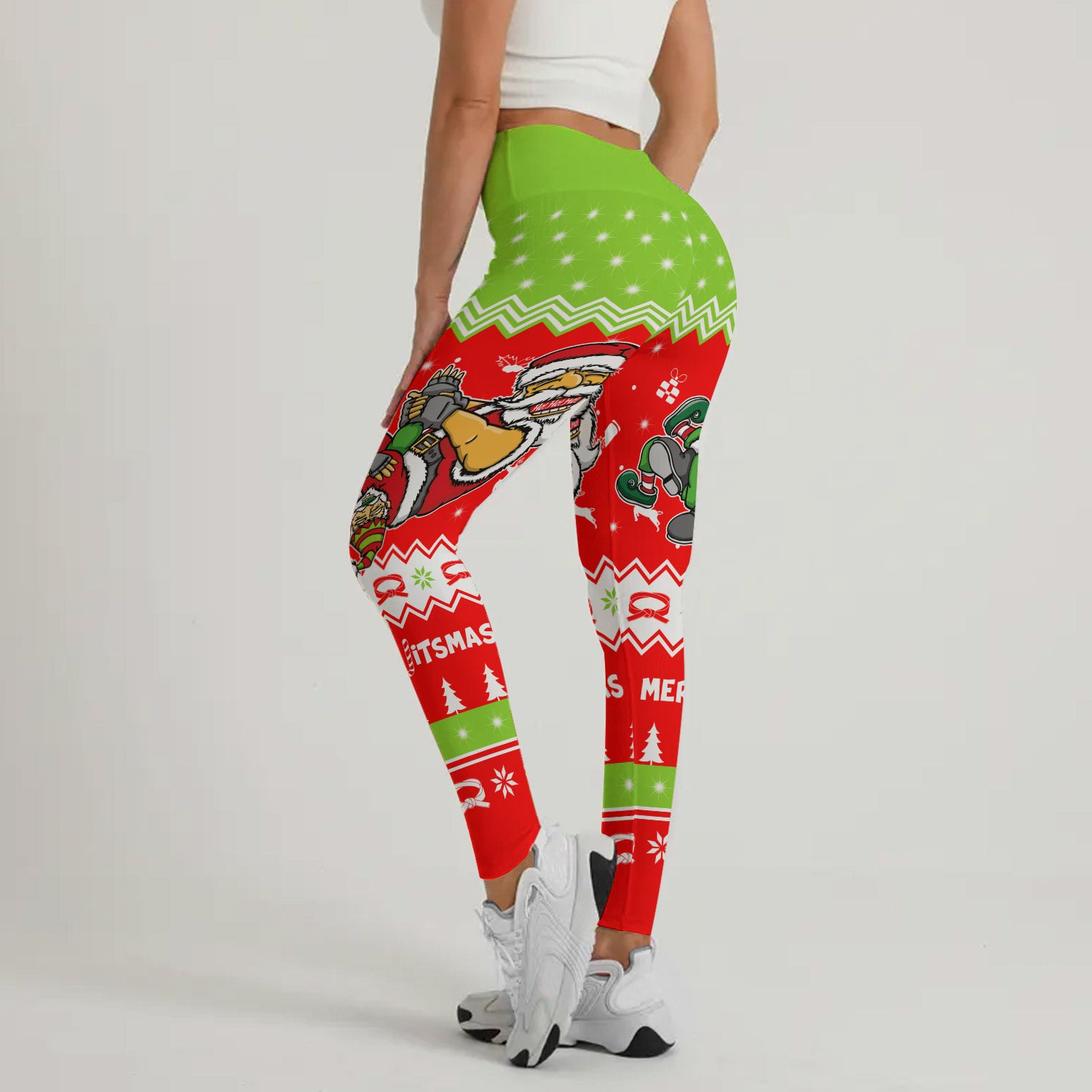 Merry Jitmas Santa Clause Leggings