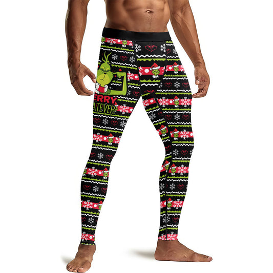 Merry Whatever Men's Compression Leggings