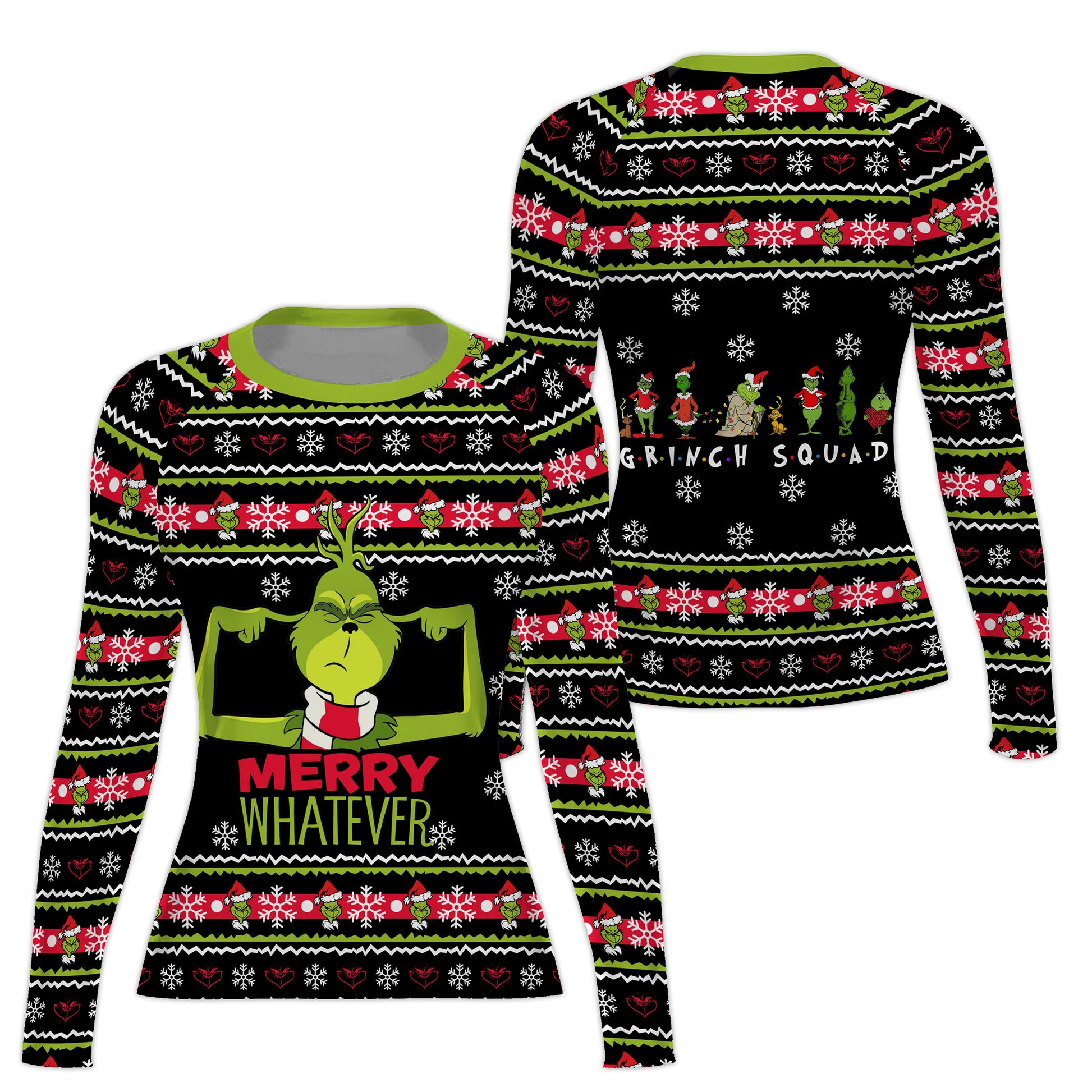 Merry Whatever Women's Long Sleeve Rash Guard