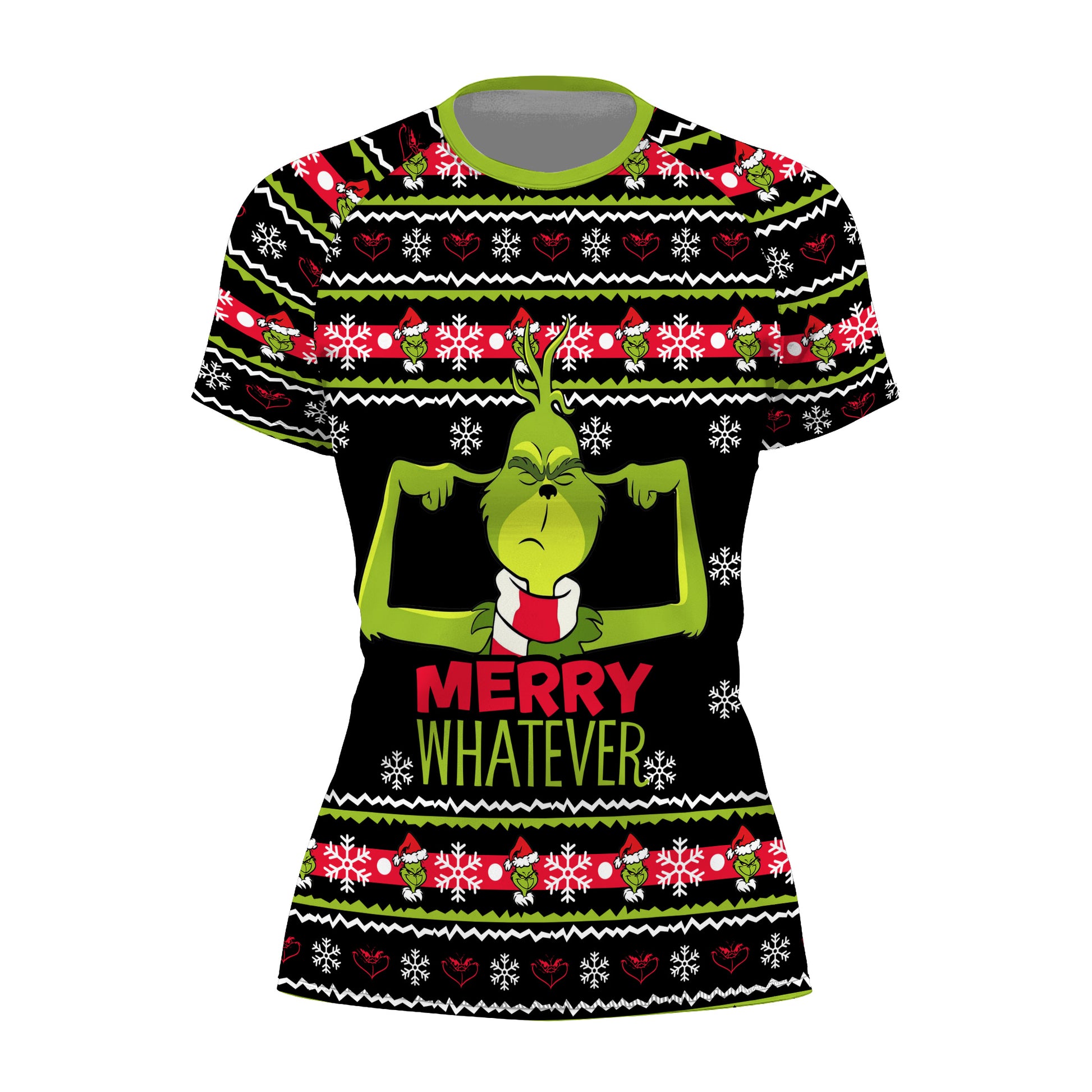 Merry Whatever Women's Short Sleeve Rash Guard