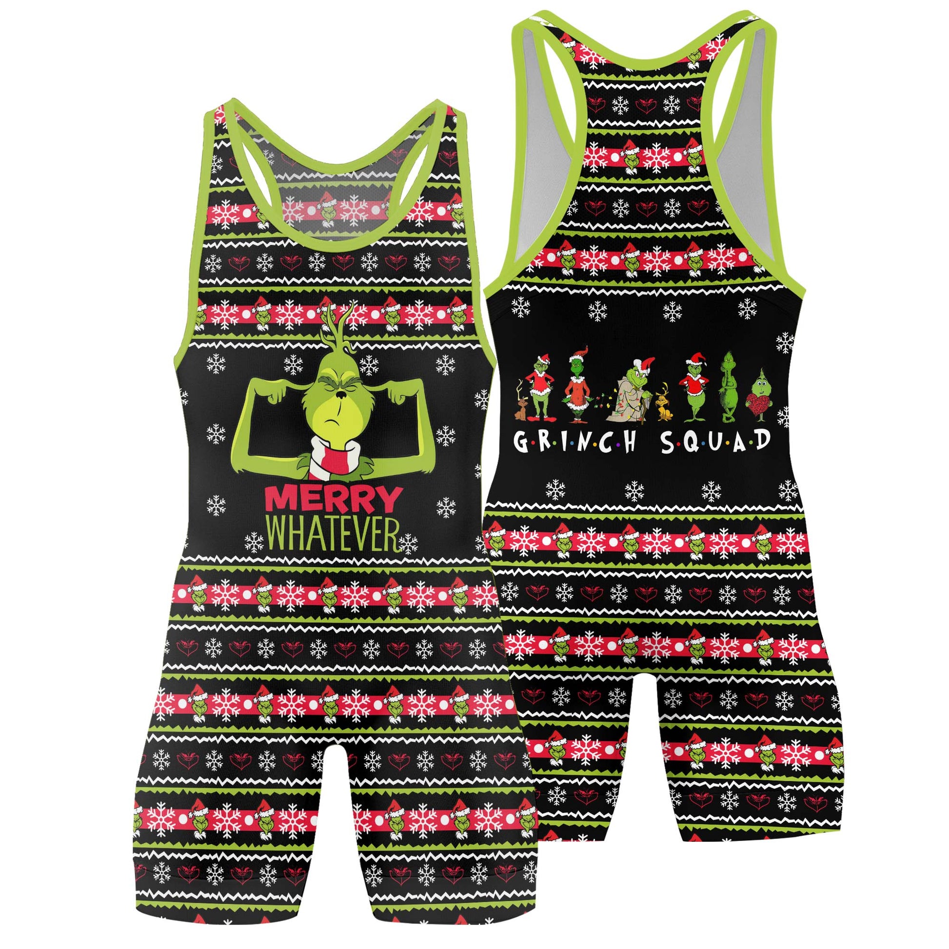 Merry Whatever Wrestling Singlets