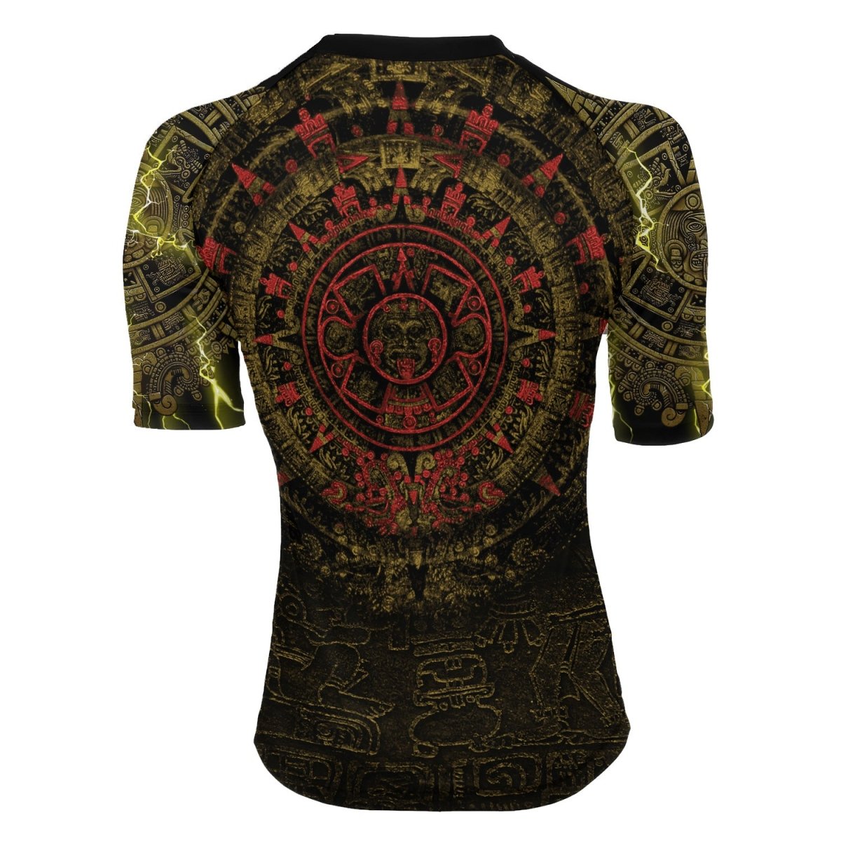 Mighty Aztec Warrior Women's Short Sleeve Rash Guard - BattleFitGear