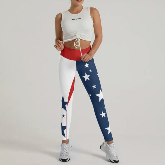 American Jiu Jitsu Leggings - BattleFitGear