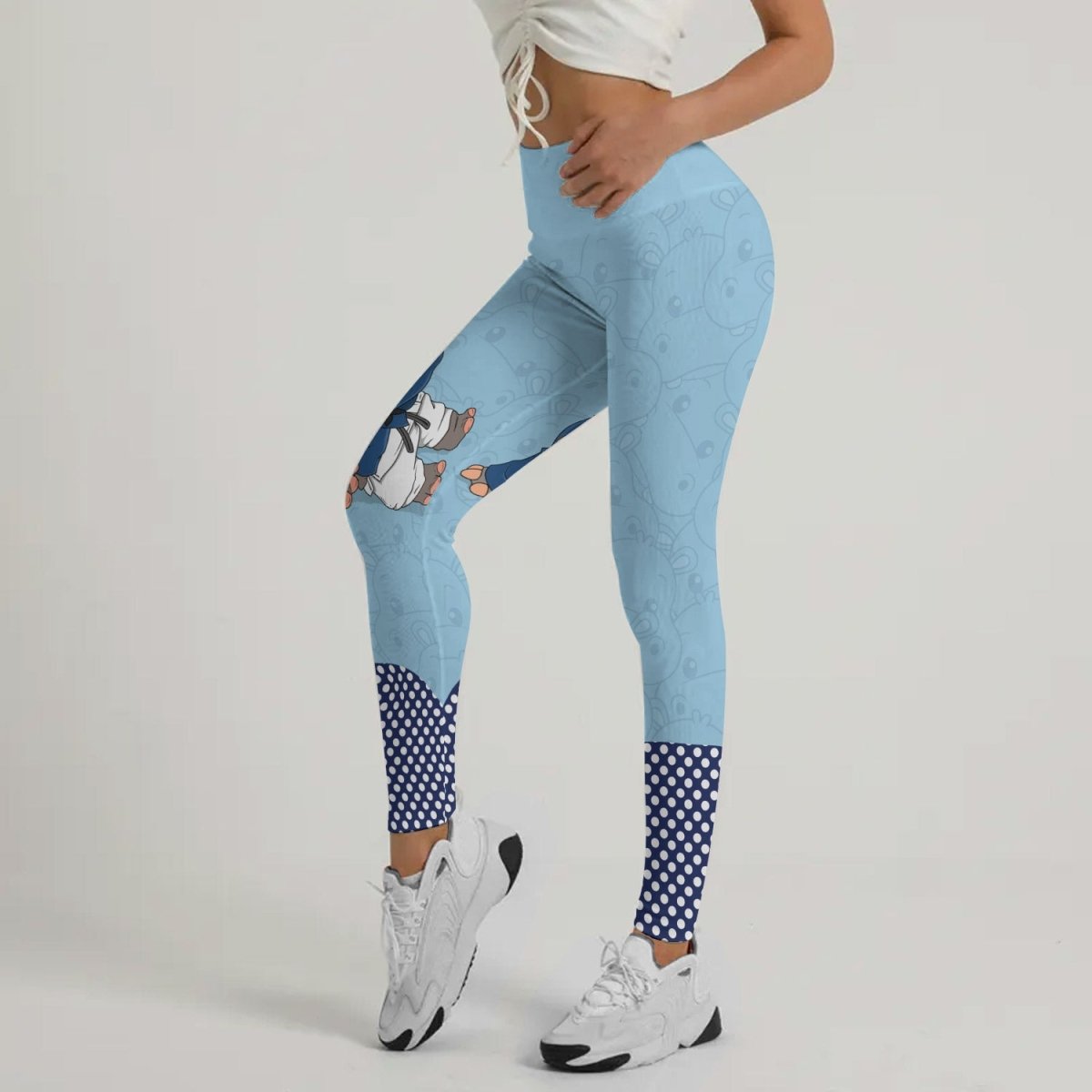 Moo Deng Hippo Choke Leggings - BattleFitGear