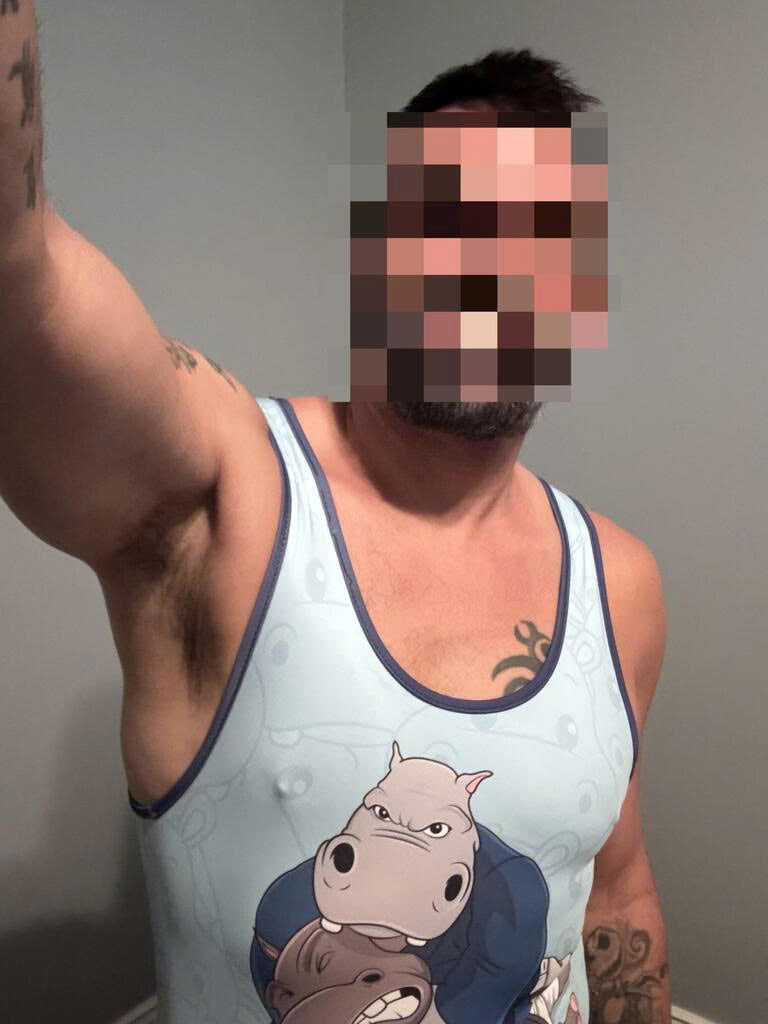 Moo Deng Hippo Choke Wrestling Singlets