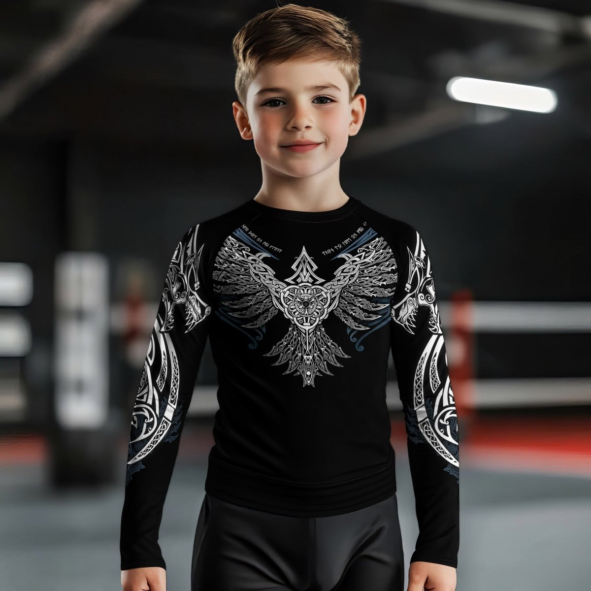 Muninn Eagle Kids Rash Guard - BattleFitGear