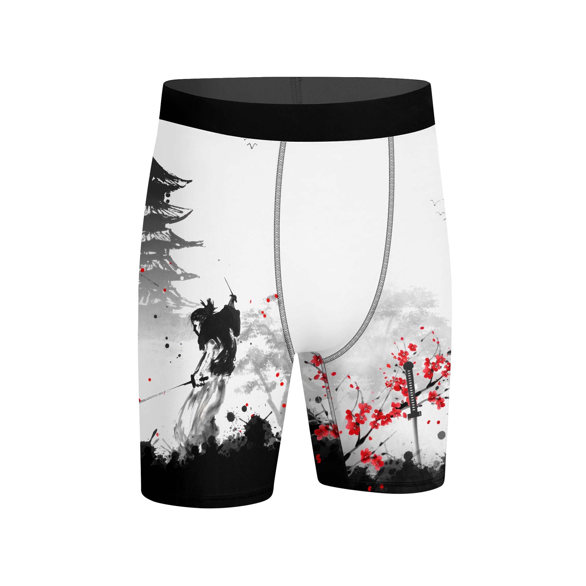 Musashi Versus Kojiro Compression Shorts