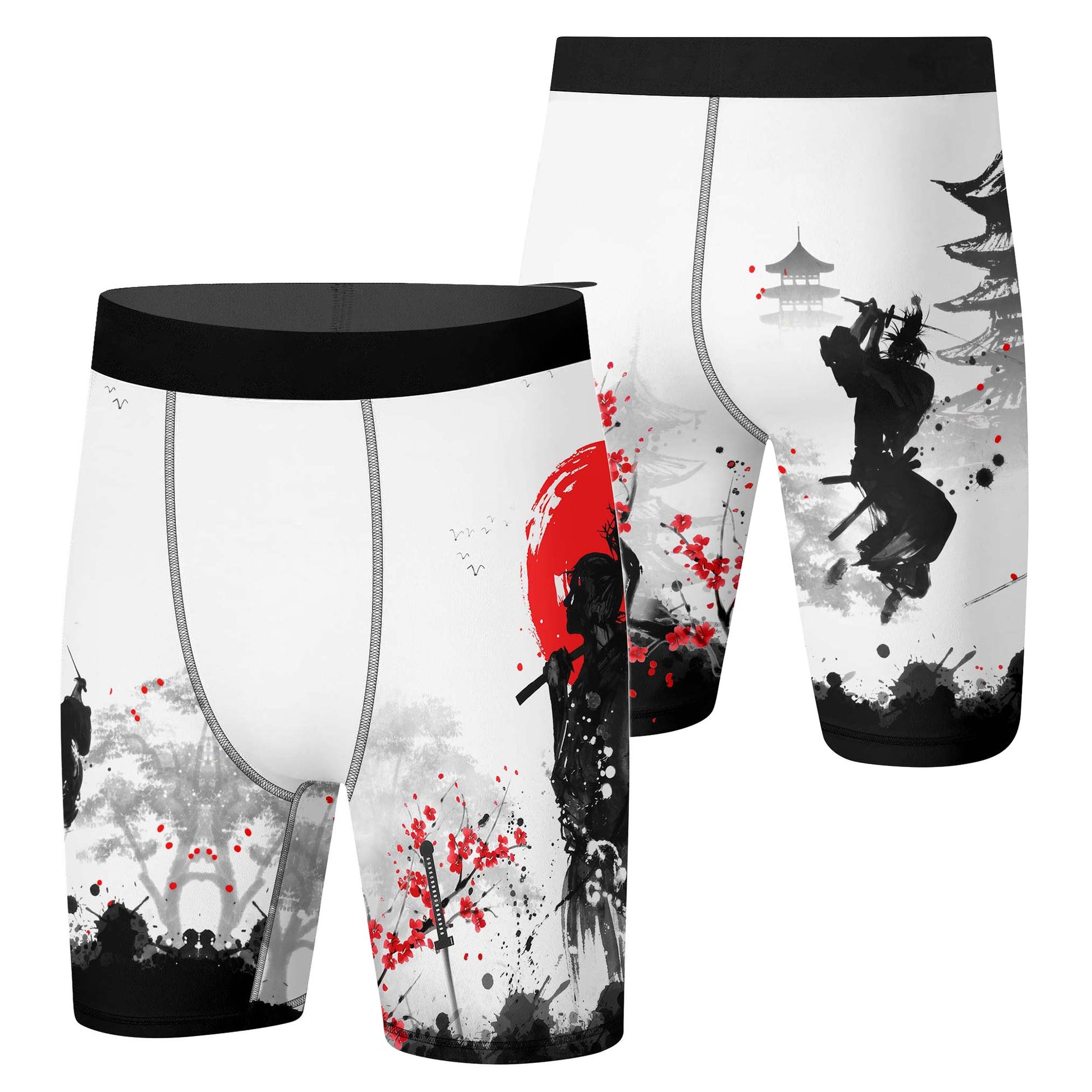 Musashi Versus Kojiro Compression Shorts
