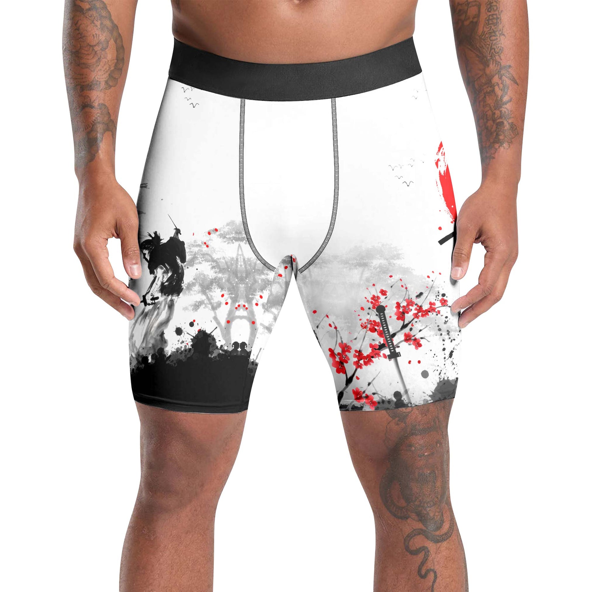 Musashi Versus Kojiro Compression Shorts