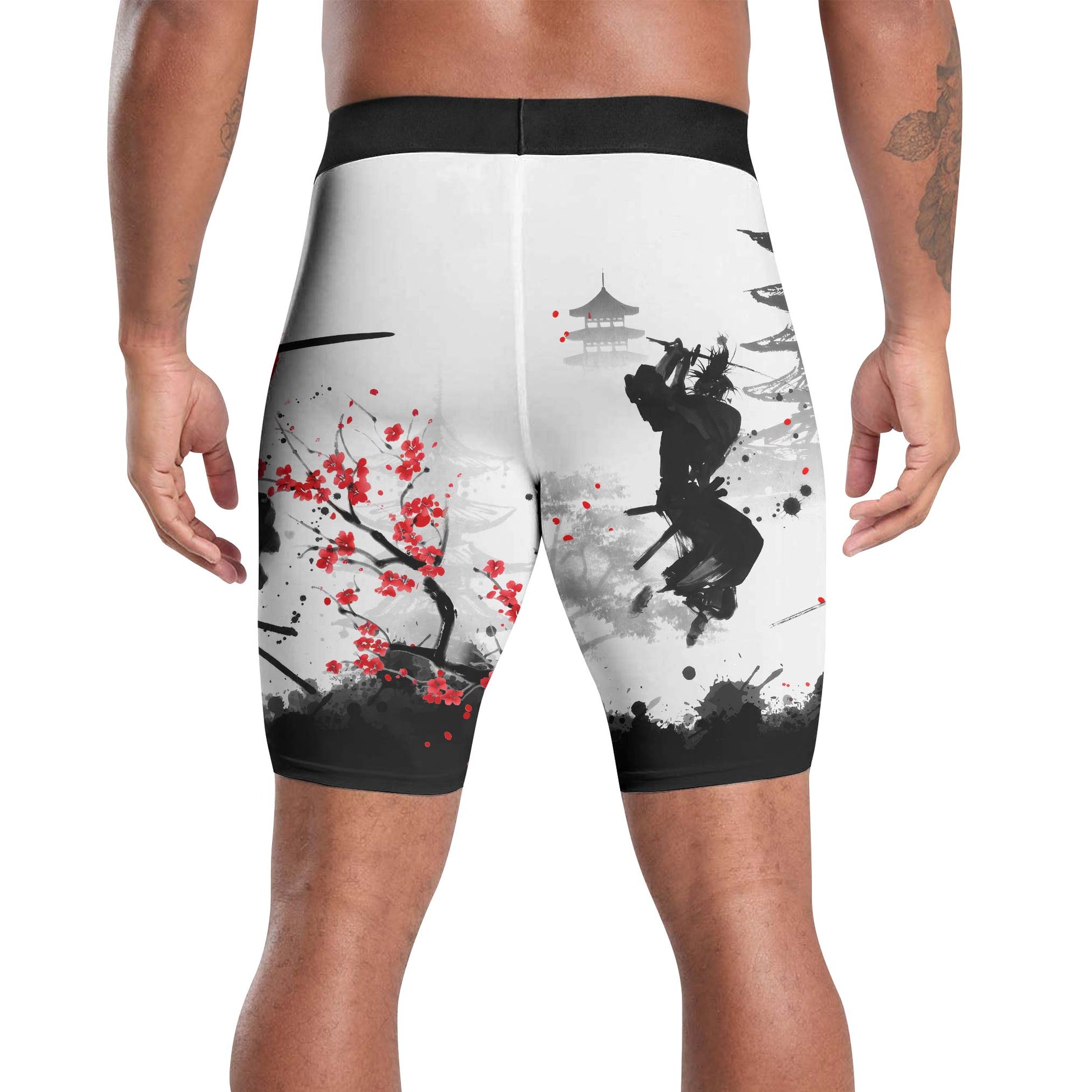 Musashi Versus Kojiro Compression Shorts