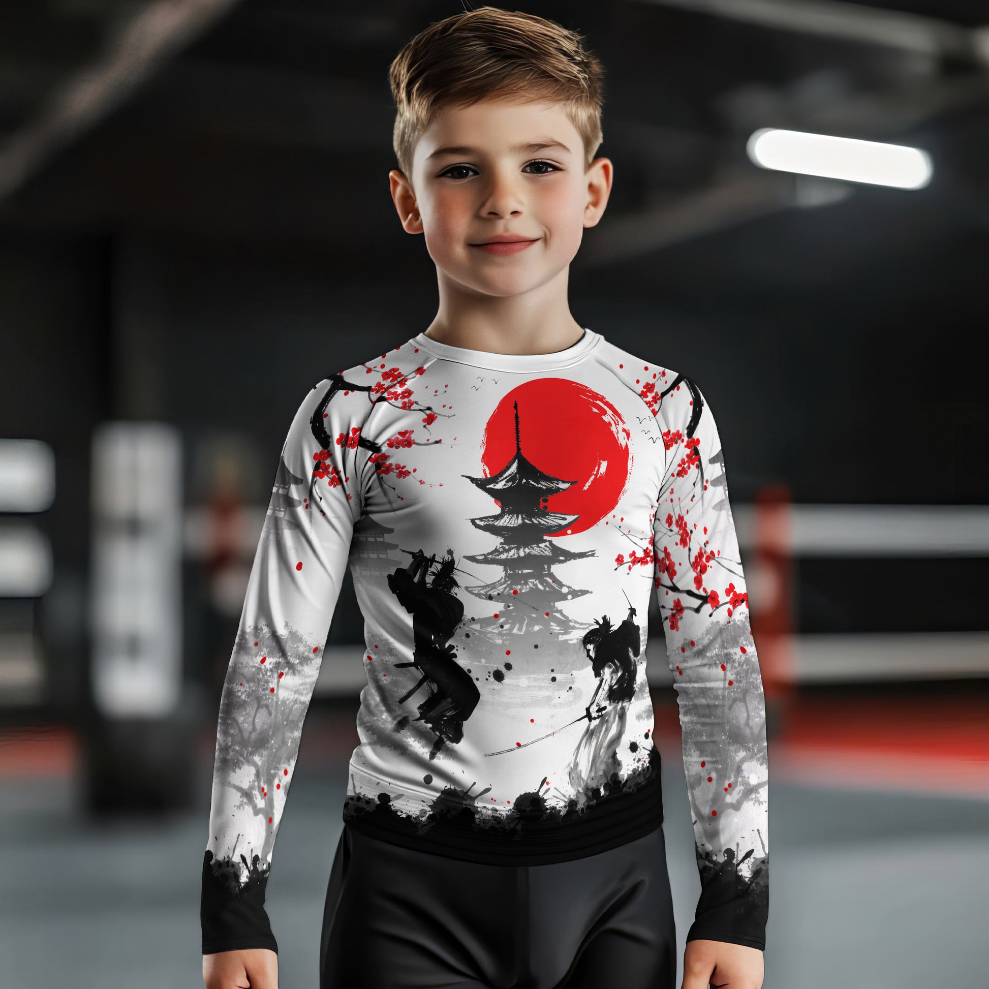 Musashi Versus Kojiro Kids Rash Guard