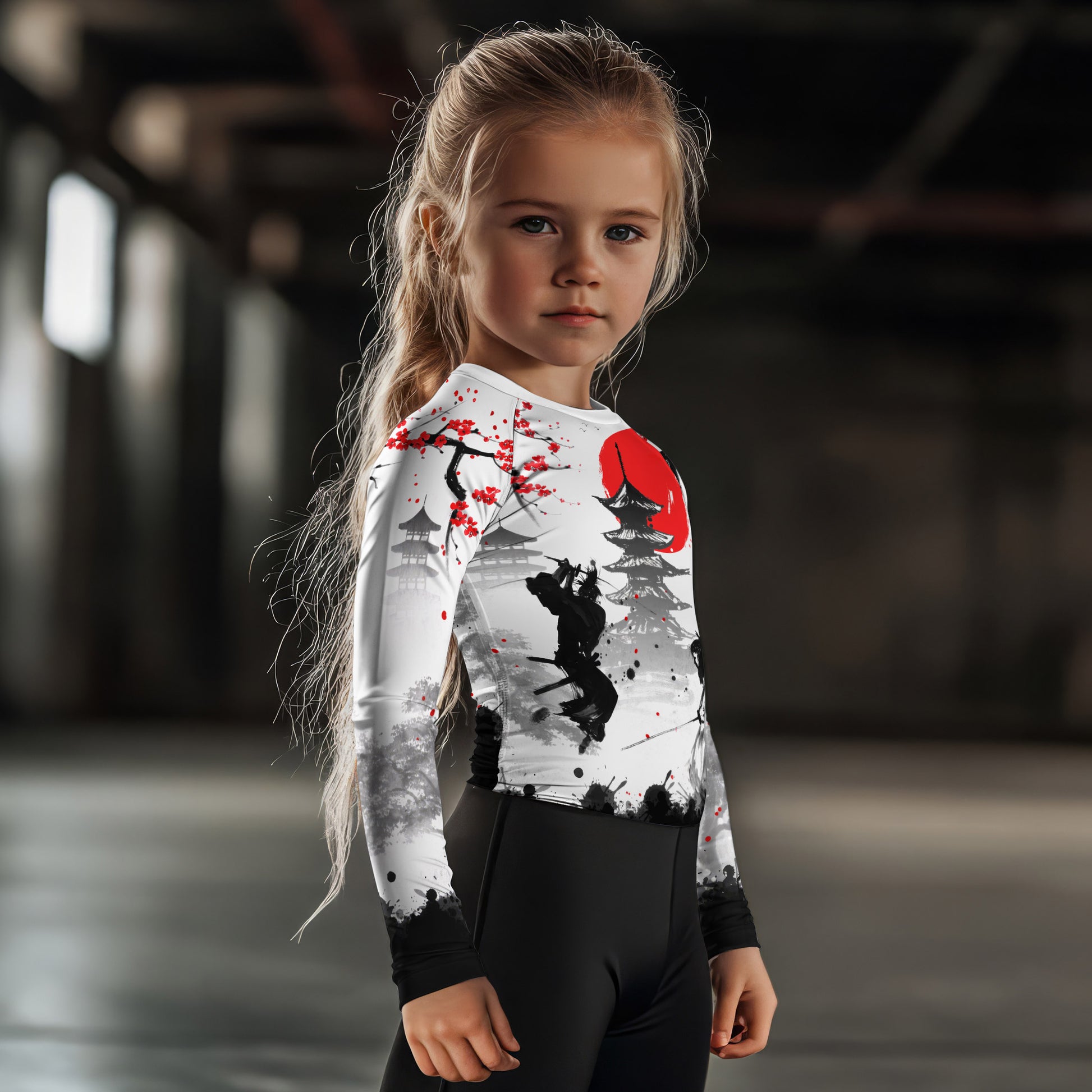 Musashi Versus Kojiro Kids Rash Guard