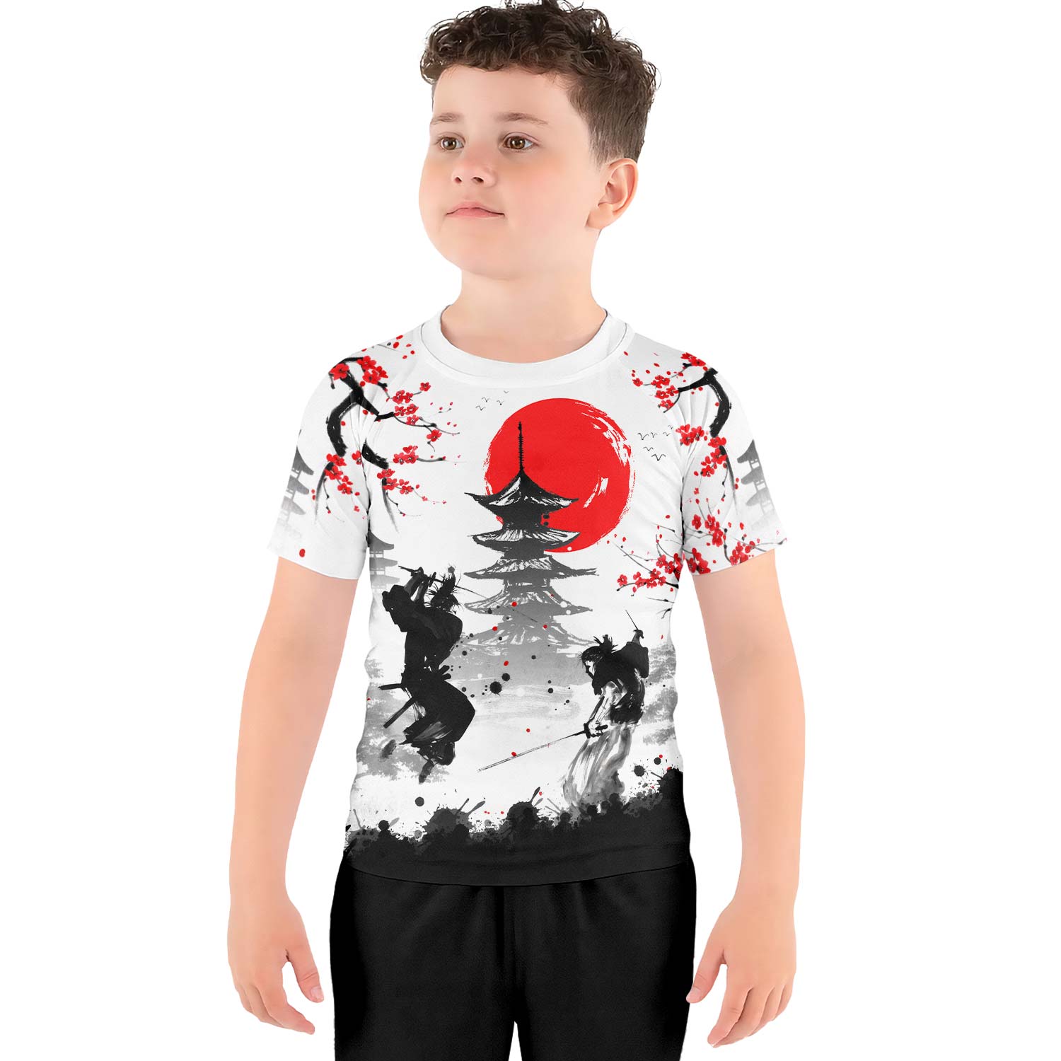 Musashi Versus Kojiro Kids Rash Guard