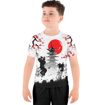 Musashi Versus Kojiro Kids Rash Guard